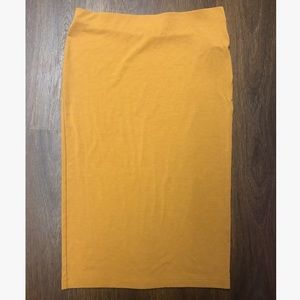🎊BOGO SALE🎊 Mustard Yellow pencil skirt